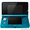 BRAND NEW NINTENDO 3DS COSMO BLACK AQUA BLUE GAMING SYSTEM #283734