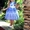 Платье детское бело-синее 10-003 #1209121