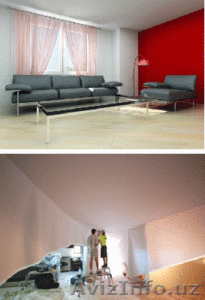 НОВИНКА! Натяжной гипсокартон: бесшовные натяжные покрытия ! #5621