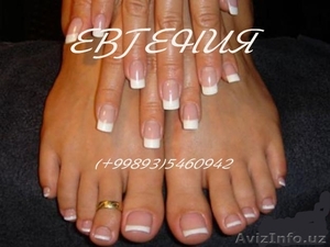 Качественное наращивание ногтей,  маникюр,  педикюр! #215425