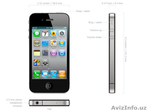 BRAND NEW APPLE IPHONE 4 32GB BLACK UNLOCKED 4.0.2,  01.59.00 #283726