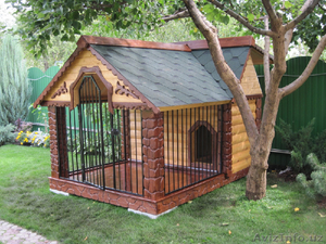 Дом для СОБАКИ в Ташкенте, изготовление из дерева и металла #640820