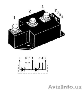 Тиристор MCC 310-16io1 #694790