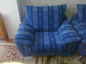 НОВАЯ  МЯГКАЯ МЕБЕЛЬ – ДИВАН И ДВА КРЕСЛА «ДИПЛОМАТ» #720326