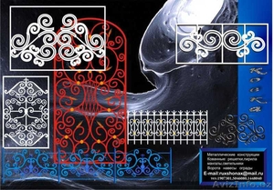  кованные решетки, пирила, ограждения #792442