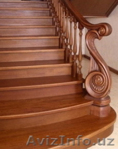 Строим элитные Лестницы из твердых пород дерева #957934