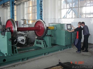 Станок для балансировки колесных пар подвижного состава железной дороги #1067906