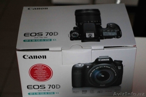 Canon - EOS 70D DSLR камеры с 18-135mm IS STM объектива - Черный  #1159434