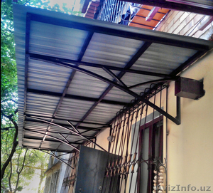 СТРОИМ НАВЕСЫ , УСТАНОВИМ КОЗЫРЬКИ #1215221