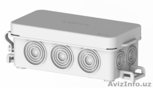Коробки открытой установки для электромонтажа  КР-2501, 2502, 2503, 2504  #1228137