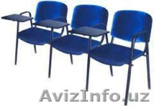Стул ИЗО с Пюпитором 3-х местный amb.gl.uz #1308732