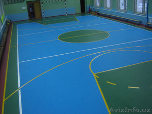 Спортивные рулонные ПВХ покрытия для спортивных залов #1384151