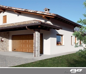 Итальянские секционные ворота с пульта! #1415198