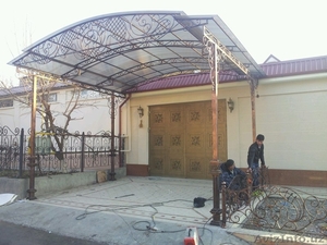 Изготовим ворота. Навесы. Перила. решотки. огрождения.  #1414951