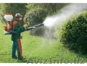 Дезинфекция обработка квартир,  домов,  теплиц,  полей, садов, деревьев и.. #162105