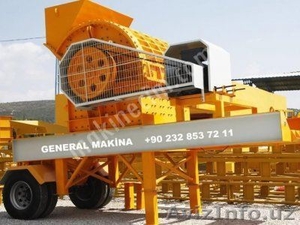 Мобильные и стационарные щековые дробилки GENERAL MAKİNA #1449971