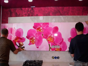 Скинали для кухни и фартуки для кухни из стекла Стеклянные фартуки  #1515470