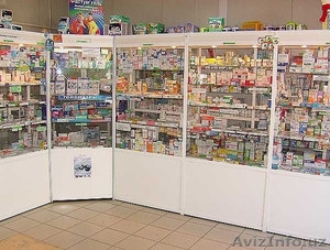 Витрины для аптеки. Красивый и стильный дизайн. Различные цвета. Изготовим в сам #1521554