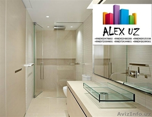 Все из стекла в Ташкенте,  фартуки,  душевые,  окна, витражи #1548279