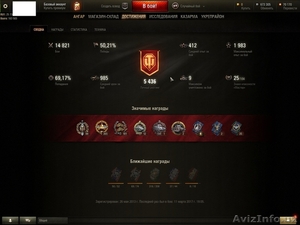 Продам аккаунт игры WoT #1554475