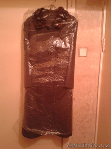 Зимнее пальто с воротником из настоящей норки #1603047