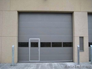 Установка секционных автоматизированных ворот #1603591