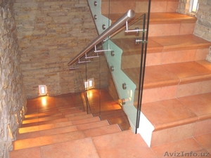 Перила изготавливаем на заказ из нержавеющей стали,  перила из дерева (осина,  сос #1605146