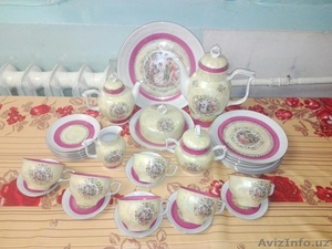 чайный сервиз Madоnna  сделано в ГДР #1607727