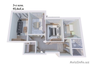 Продаются квартиры в новостройках в разных районах Ташкента #1616013