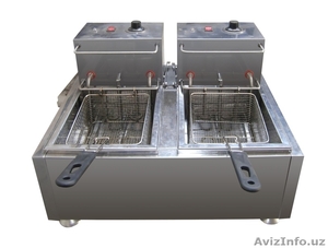 Фритюрница электрическая 2-х местная #1615356
