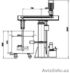 Миксер для смешивания красок DSJ-4 Новый #1617637