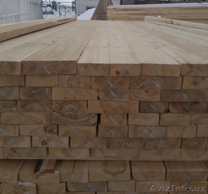  Пиломатериал хвойный на платформе 1-3 сорт #1639249