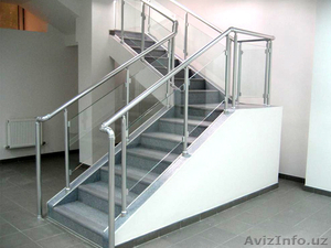 стеклянные перила #1642478