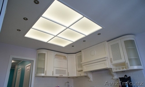 Установка подвесного потолка из оргстекла. #1643805