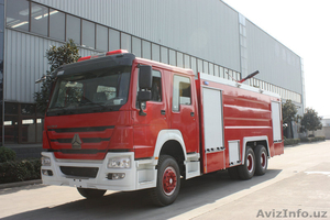 Пожарная машина в полном комплекте. Объем бака 8000 литров. #1643713