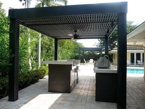 Навесы,  беседки, перголы,  летние кухни в стиле хай тек.Построим красивые и соврем #1649956