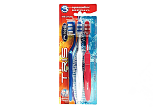 PIAVE Tris medium toothbrush 3 pcs #1651163