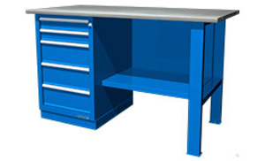 Слесарный верстак 1-тумбовый #1649340