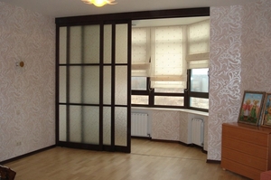 Стеклянные межкомнатные двери. Раздвижные и распашные,  двери купе,  двери гармошк #1661083