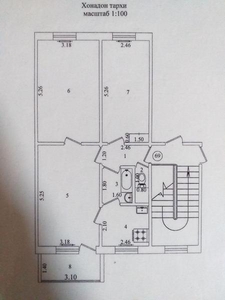 Продаётся 3х комнатная квартира 3/4/4,  Чиланзар-11 #1668995