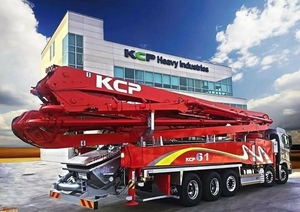 Автобетононасос KCP61ZX6170 высота подачи 61 м на базе шасси MERCEDES BENZ #1674161