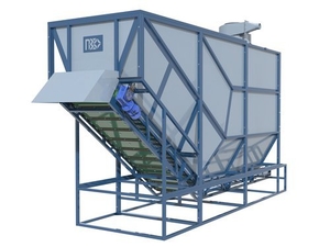 Бункер накопител пластик бщлаклари учун Тупловчи #1682293