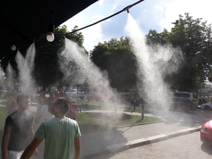 Микроклимат в Ташкенте,  установка систем микроклимата и туманообразования для ка #1685256