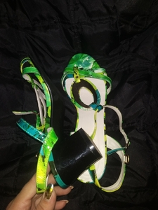 Летние босоножки новые с Дубаи на низком каблуке,  модные!  #1691337