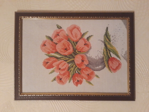 Картина вышита крестиком #1696619