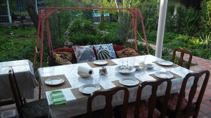 Вблизи  Ташкента  - кольцо Рохат 3   комфортабельная 2 эт Дача  суточно в аренду #1708852