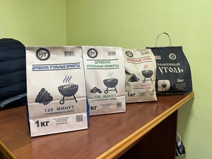 BLACK TREASURE древесный уголь 1кг  #1724675