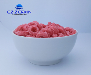 Кукурузные колечки со вкусом апельсина,  клубники,  яблока,  ванили  #1726119