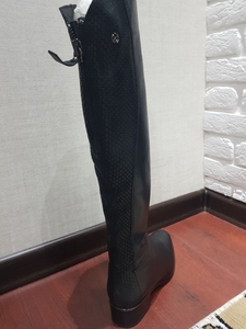 Кожаные сапоги,  корейские #1727913