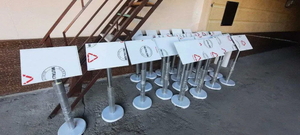 Рекламные напольная стойка информация. Ташкент #1730088